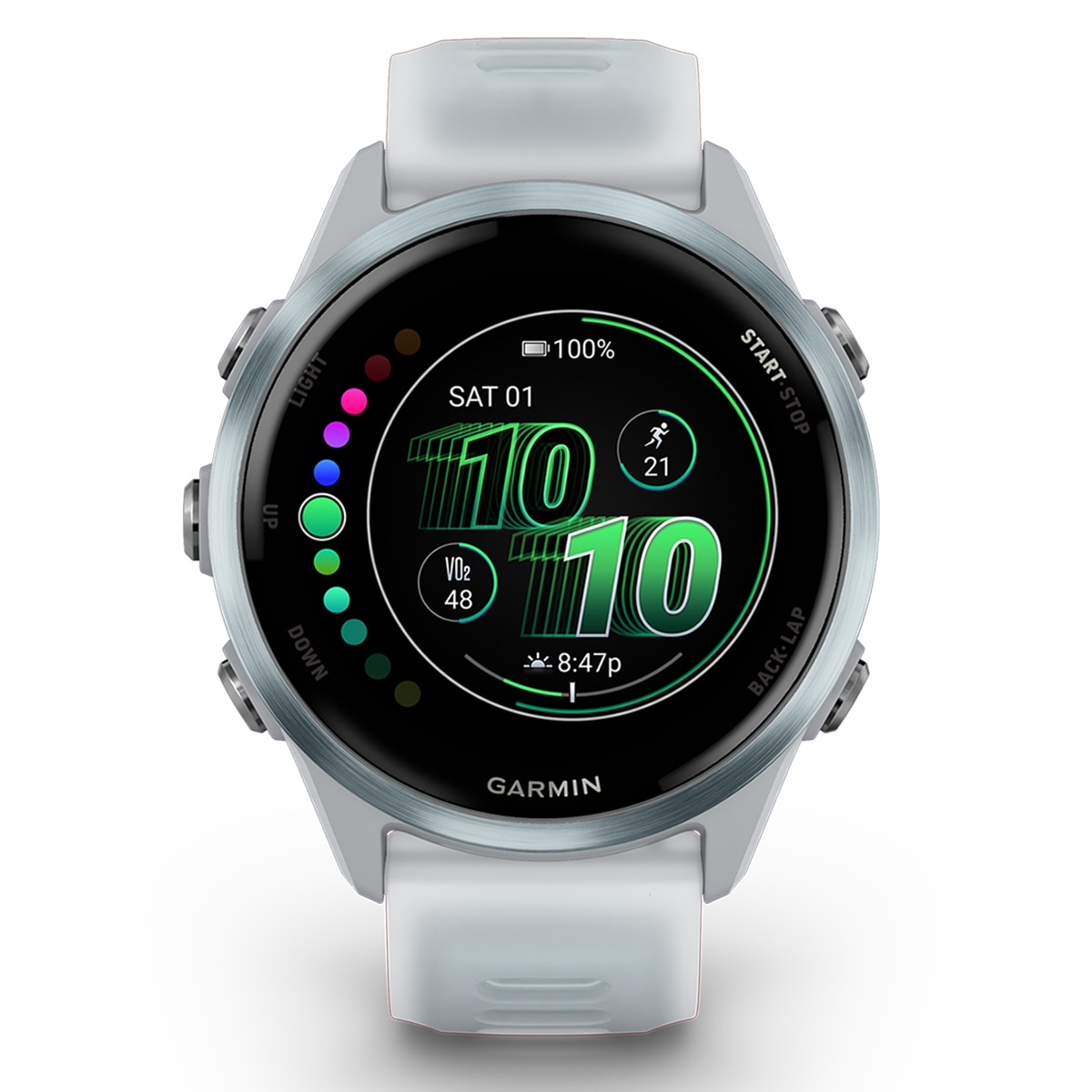 Relógio Smartwatch Unissexo Forerunner 570 42 mm - Branco/Azul Branco / Azul-8