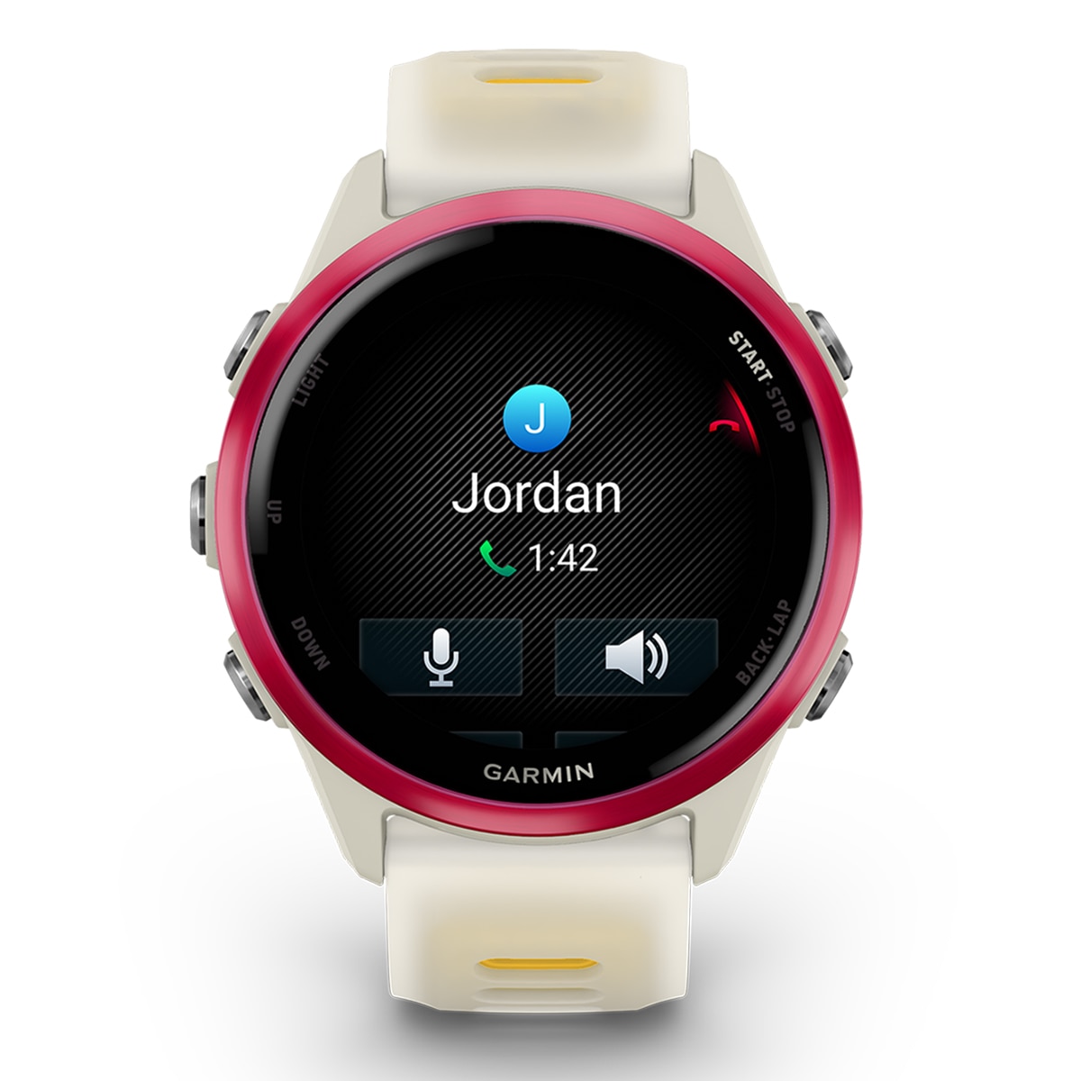 Relógio Smartwatch Unissexo Forerunner 570 42 mm - Bege/Laranja Bege-9