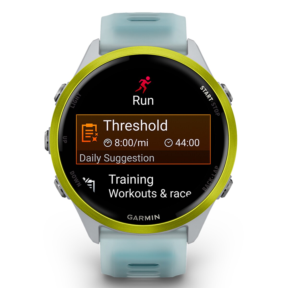 Relógio Smartwatch Unissexo Forerunner 570 47 mm - Branco/Amarelo Branco/Amarelo-7