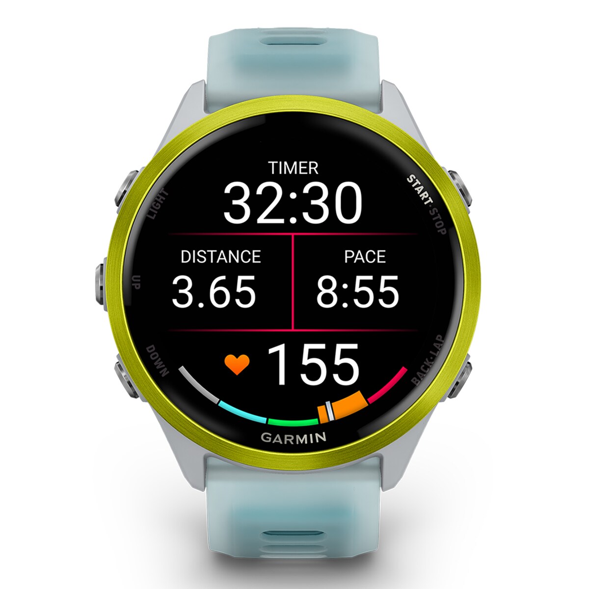 Relógio Smartwatch Unissexo Forerunner 570 47 mm - Branco/Amarelo Branco/Amarelo-8