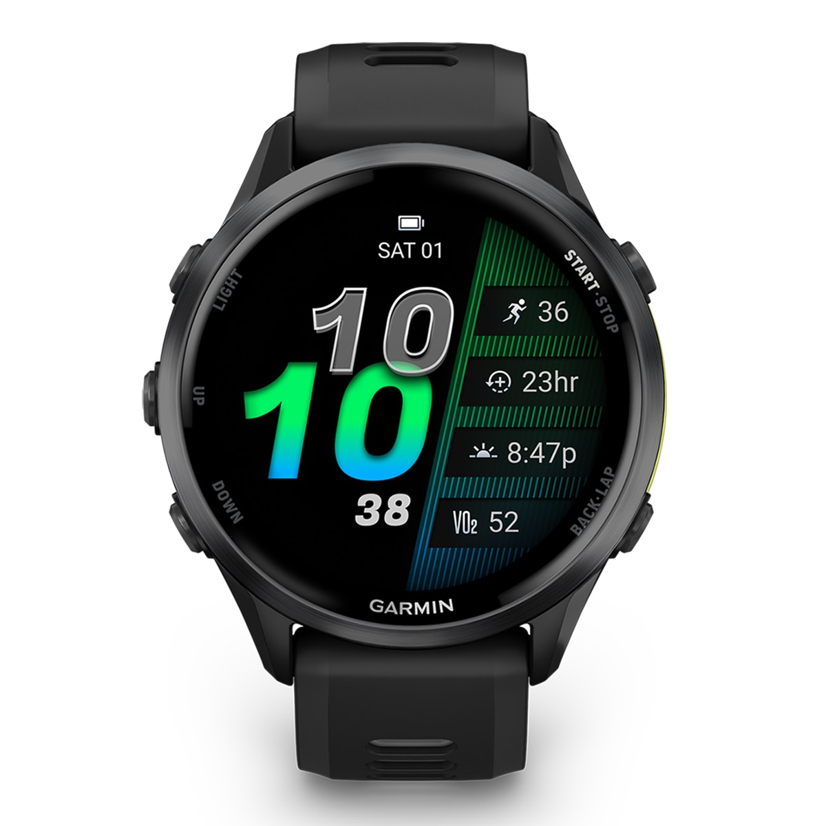 Relógio Smartwatch Unissexo Forerunner® 970 - Preto/Amarelo Preto / Amarelo-3