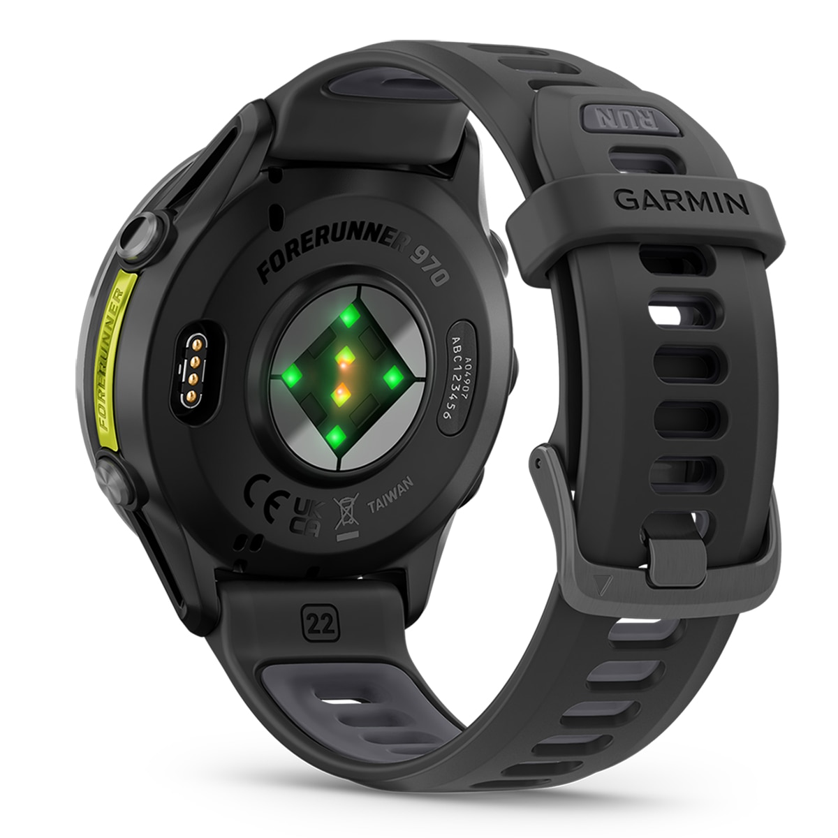 Relógio Smartwatch Unissexo Forerunner® 970 - Preto/Amarelo Preto / Amarelo-4