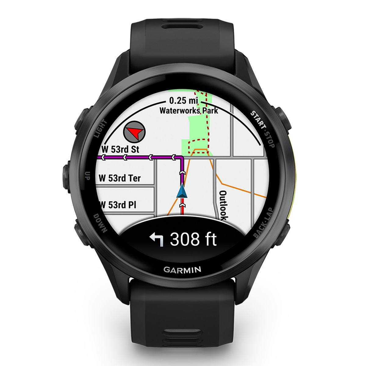 Relógio Smartwatch Unissexo Forerunner® 970 - Preto/Amarelo Preto / Amarelo-6