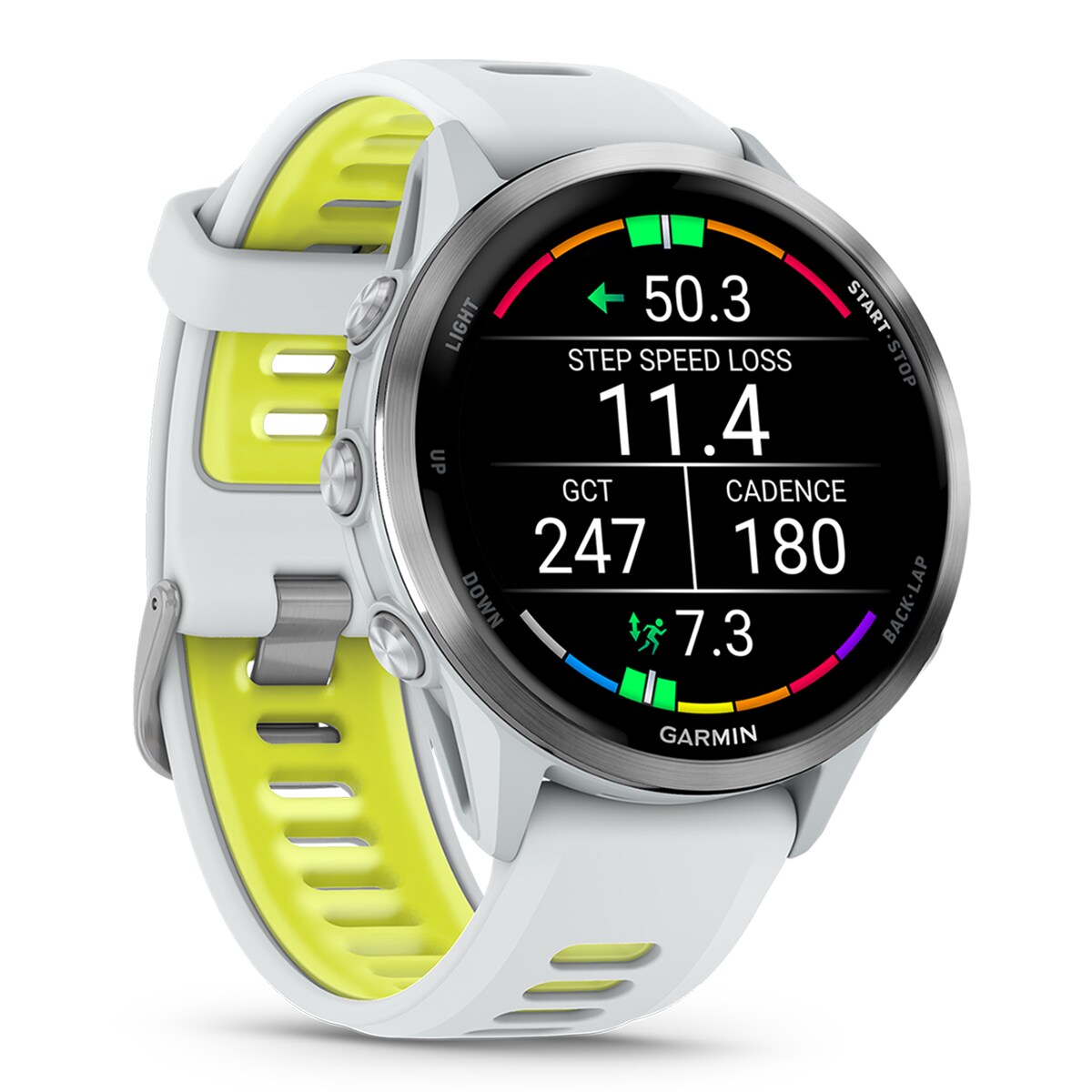 Relógio Smartwatch Unissexo Forerunner® 970 - Branco/Amarelo Branco/Amarelo-2