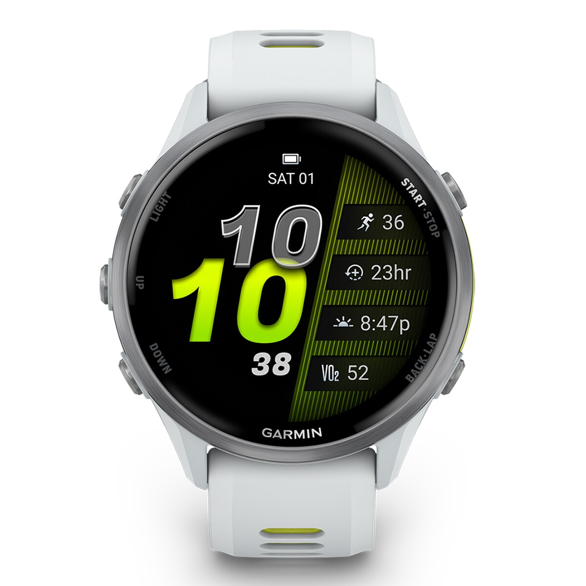 Relógio Smartwatch Unissexo Forerunner® 970 - Branco/Amarelo Branco/Amarelo-6