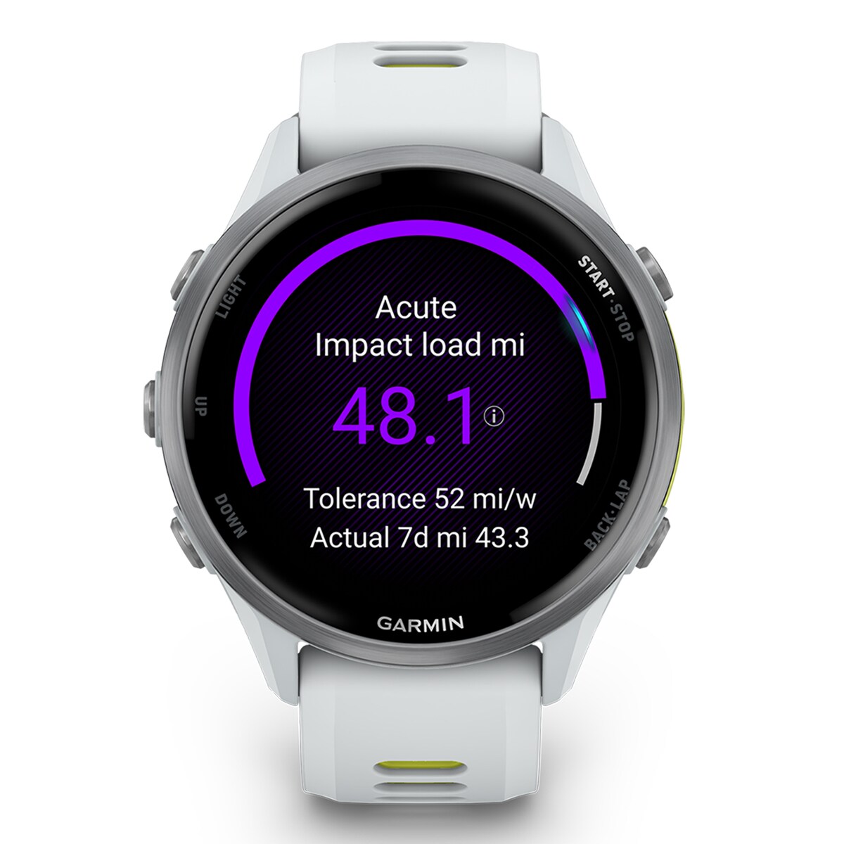 Relógio Smartwatch Unissexo Forerunner® 970 - Branco/Amarelo Branco/Amarelo-8