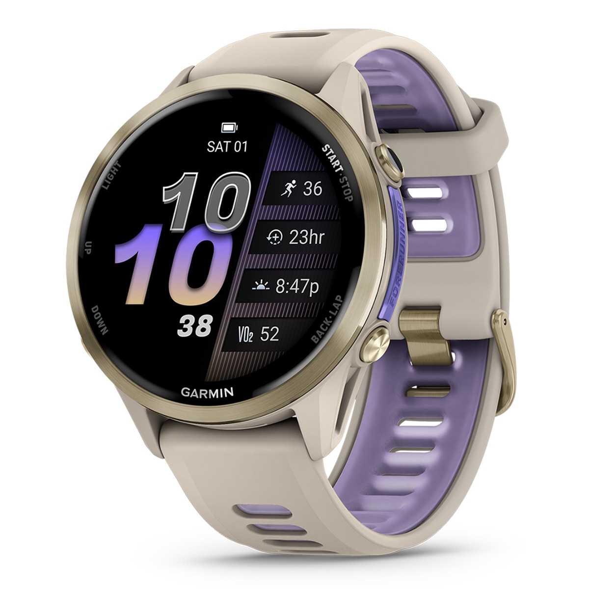 Imagem 0 de Relógio Smartwatch Unissexo Forerunner® 970 - Cinzento/Lilás