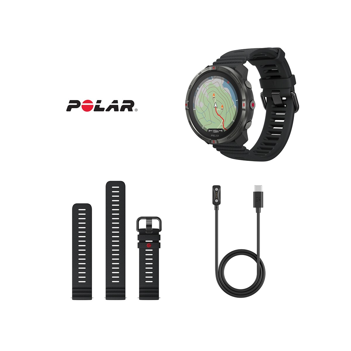 Relógio Smartwatch Grit X2 Outdoor Watch S-L - Preto Preto-13