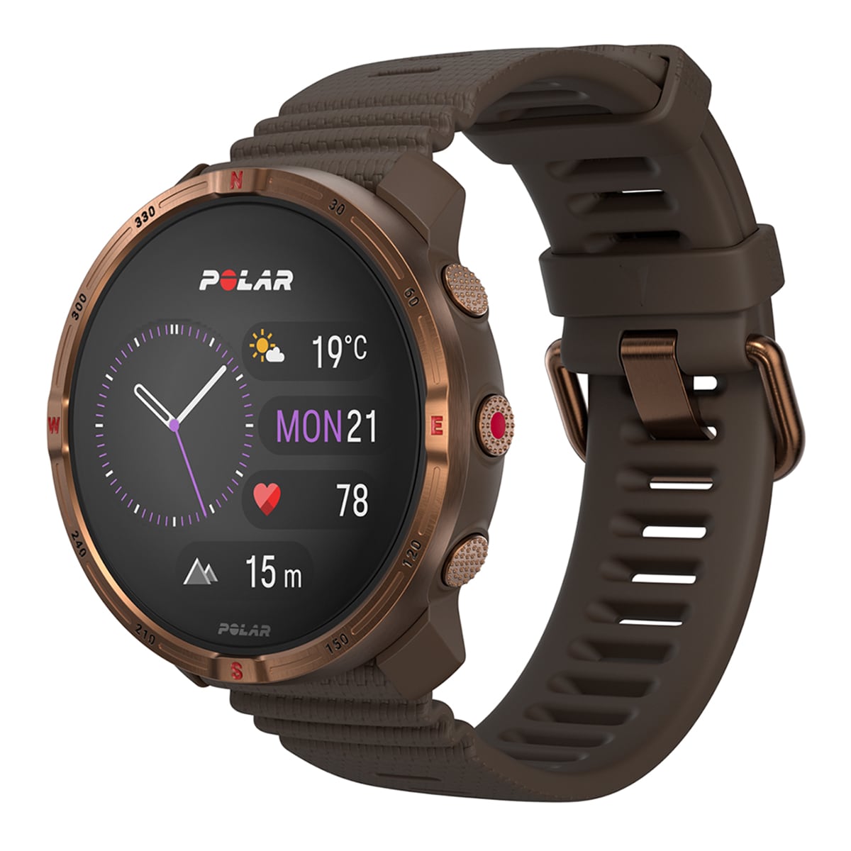 Relógio Smartwatch Grit X2 Outdoor Watch S-L - Castanho Castanho-1