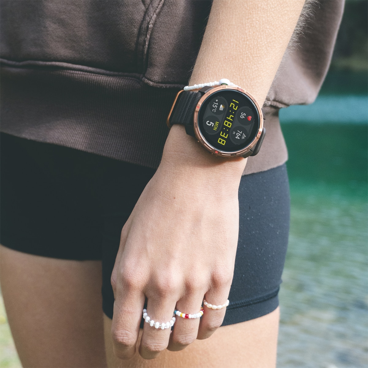 Relógio Smartwatch Grit X2 Outdoor Watch S-L - Castanho Castanho-10