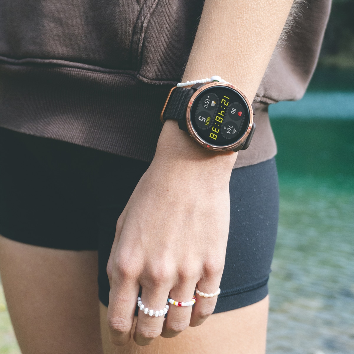 Relógio Smartwatch Grit X2 Outdoor Watch S-L - Castanho Castanho-10