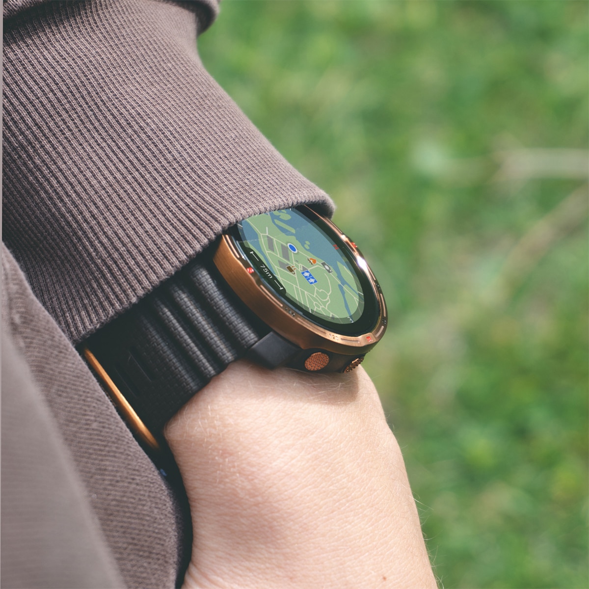 Relógio Smartwatch Grit X2 Outdoor Watch S-L - Castanho Castanho-11