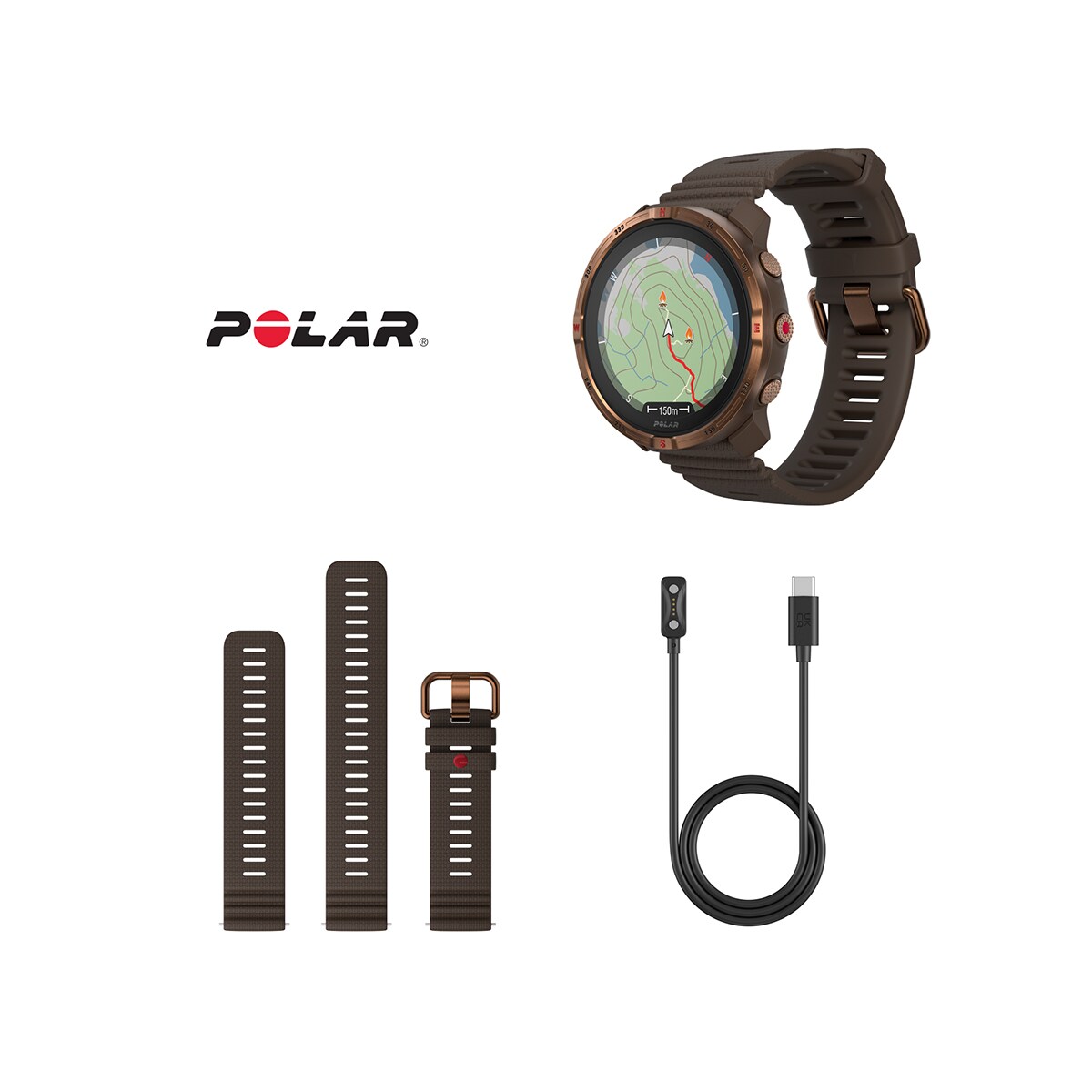 Relógio Smartwatch Grit X2 Outdoor Watch S-L - Castanho Castanho-12