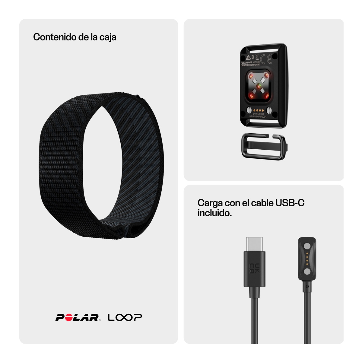 Pulseira de Atividade Loop S-L Preto-10