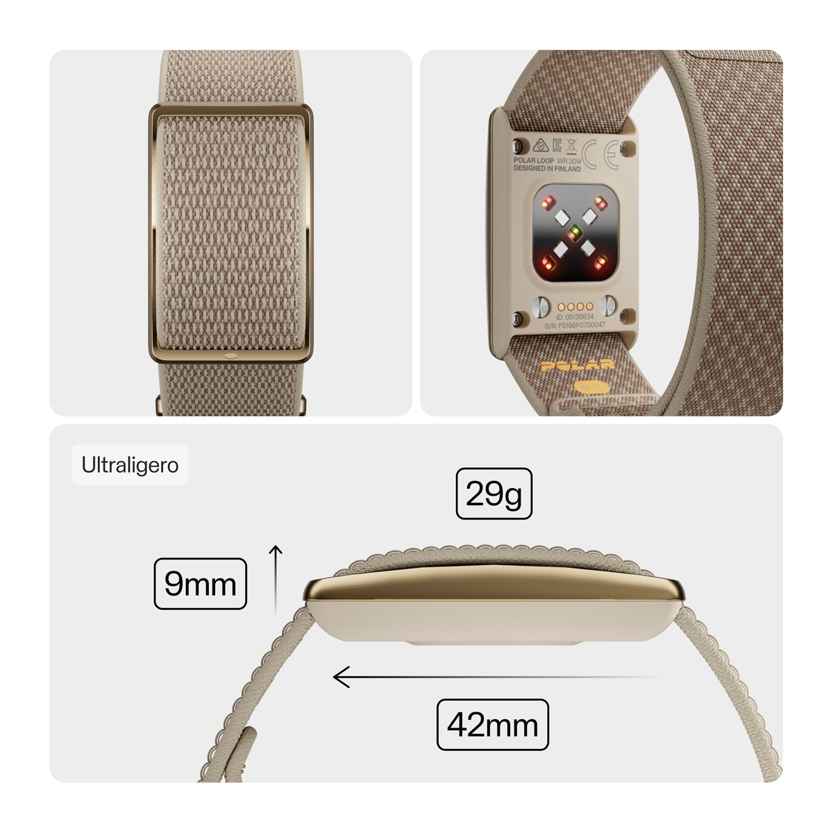 Pulseira de Atividade Loop S-L Branco-3