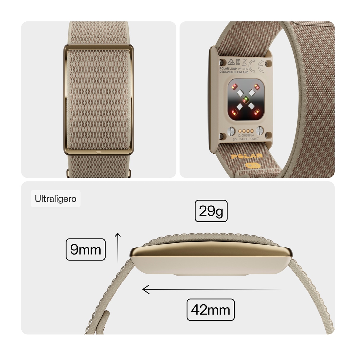 Pulseira de Atividade Loop S-L Branco-3