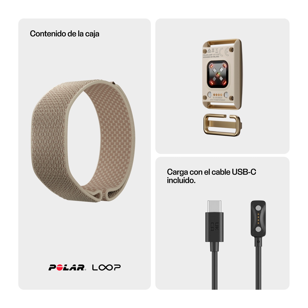 Pulseira de Atividade Loop S-L Branco-10