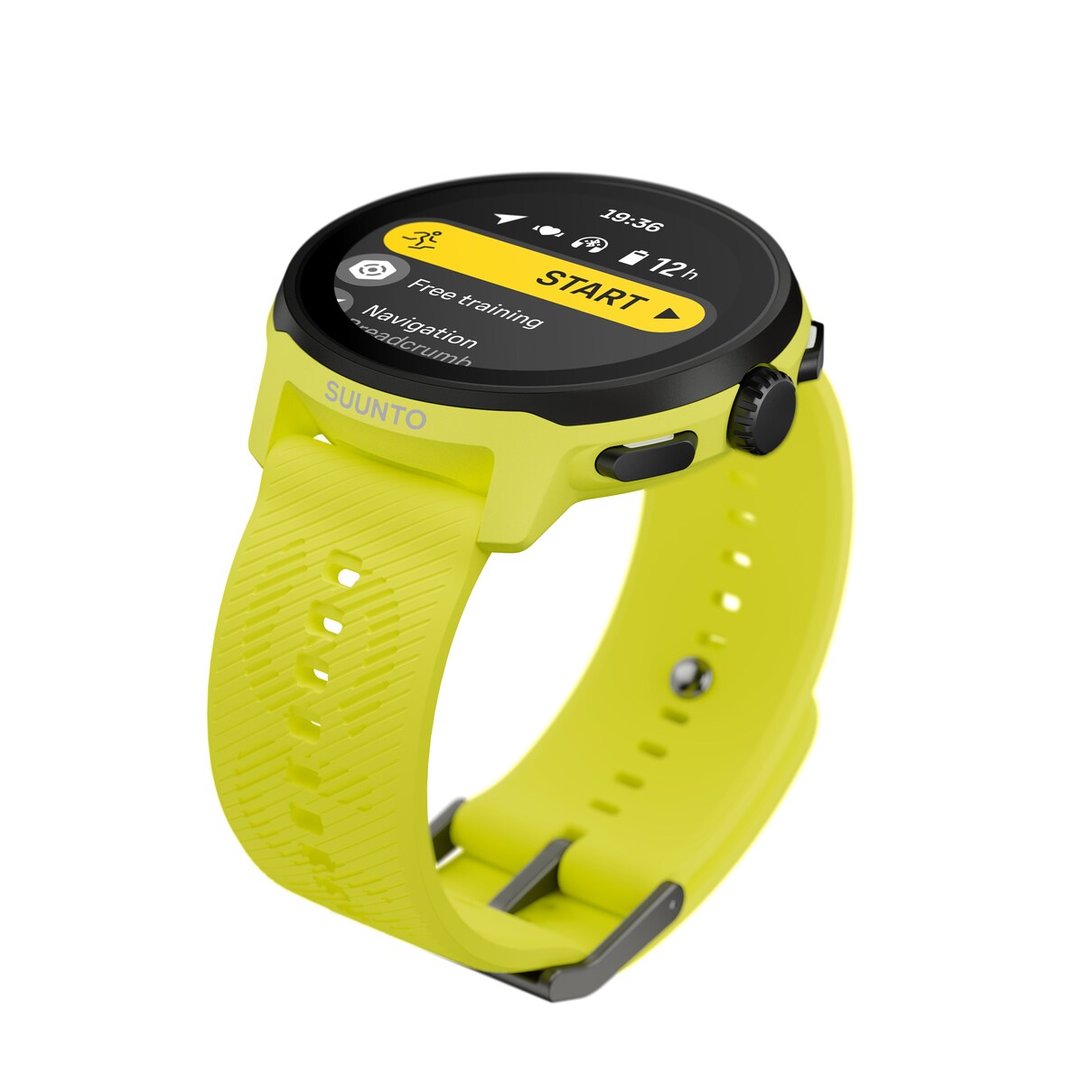 Relógio Desportivo Run com Correia de Silicone Amarelo-4