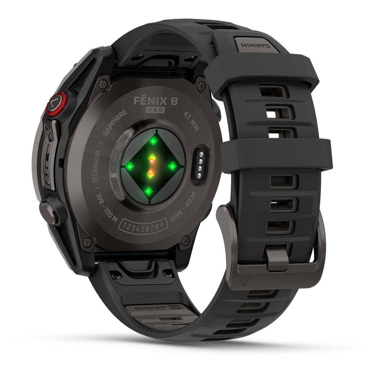 Relógio Smartwatch Fenix 8 Pro LTE 47mm Zafiro Amoled Titânio Preto-5