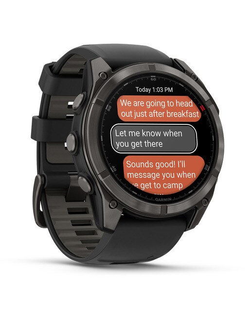Relógio Smartwatch Fenix 8 Pro LTE 51mm Zafiro Amoled Titânio Preto-3