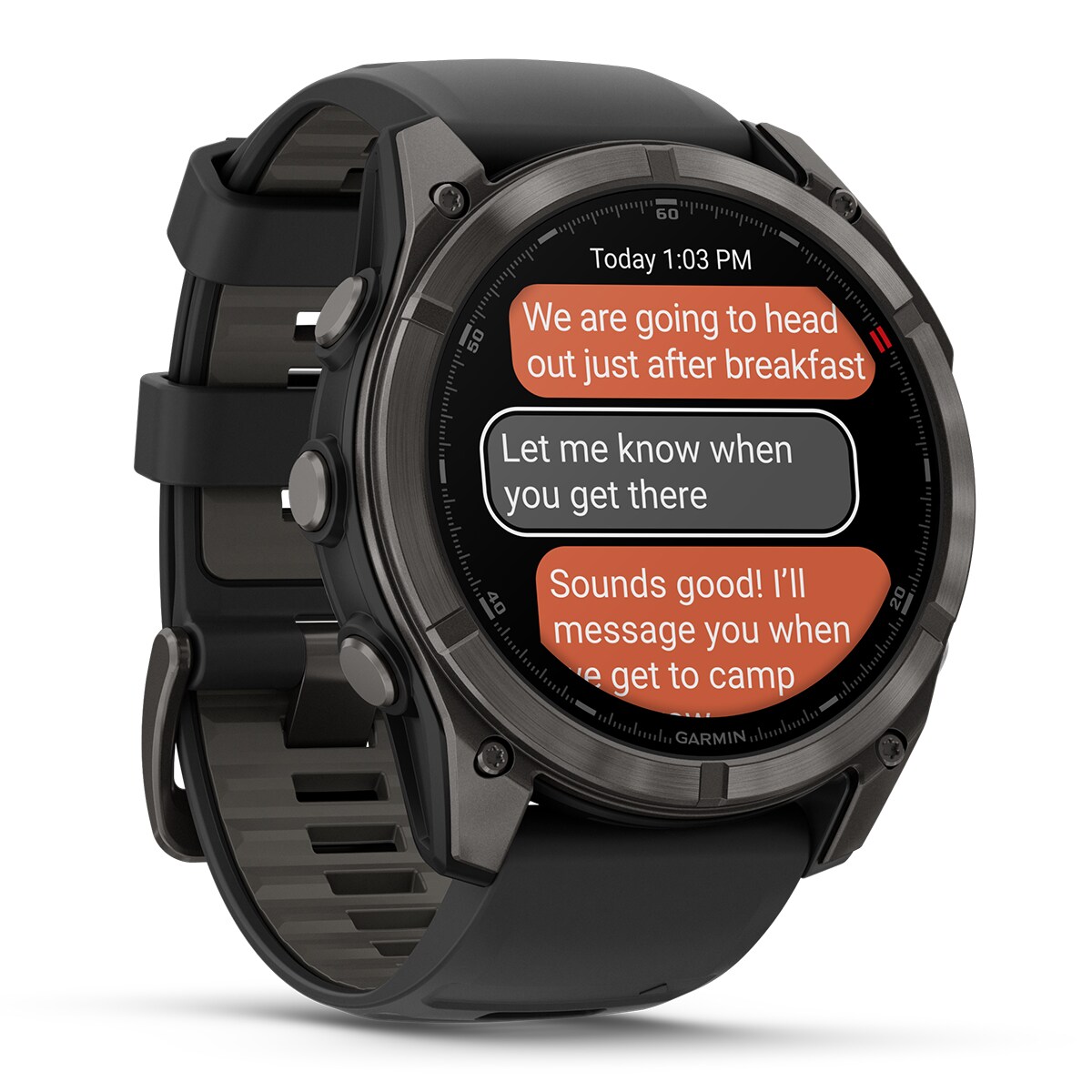 Relógio Smartwatch Fenix 8 Pro LTE 51mm Zafiro Amoled Titânio Preto-3