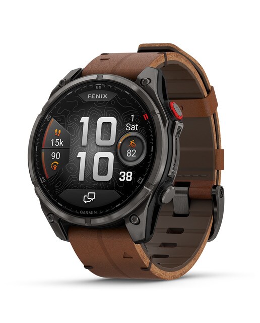 Imagem 0 de Relógio Smartwatch Fenix 8 Pro LTE 47mm Zafiro Amoled Correia em Pele