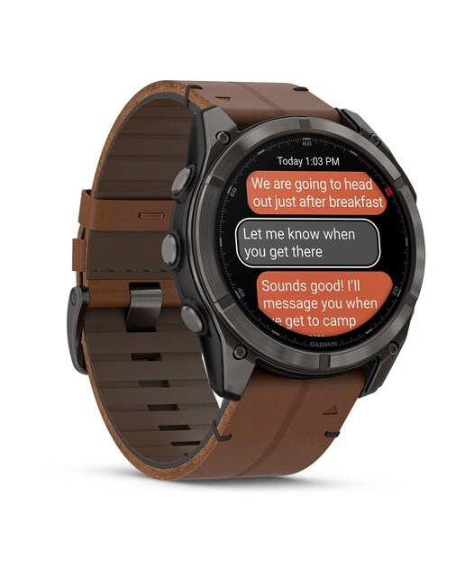 Reloj Smartwatch Fenix 8 Pro LTE 51mm Zafiro Amoled correa de piel