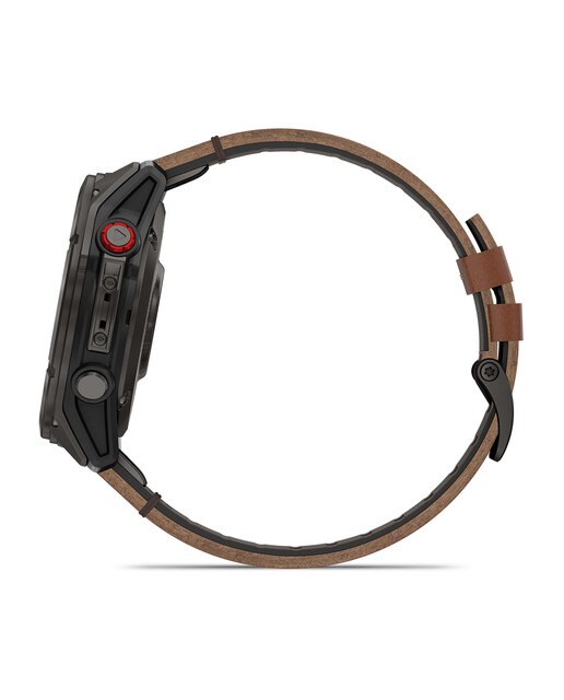 Relógio Smartwatch Fenix 8 Pro LTE 51mm Zafiro Amoled Correia em Pele Titânio Preto-4