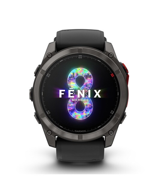 Reloj Smartwatch Fenix 8 Pro Microled LTE 51mm Zafiro Garmin - Titanio Negro Titanio Negro-2