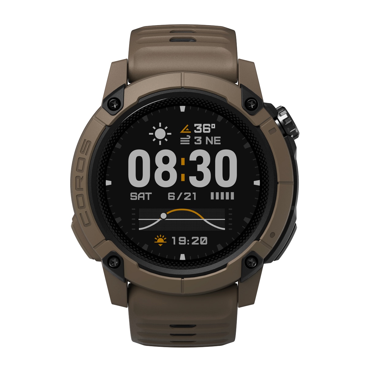 Relógio Gps Nomad Castanho-2