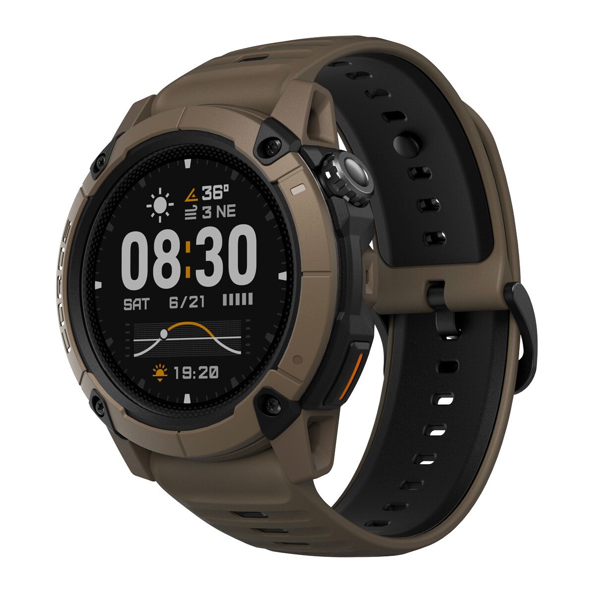 Relógio Gps Nomad Castanho-4