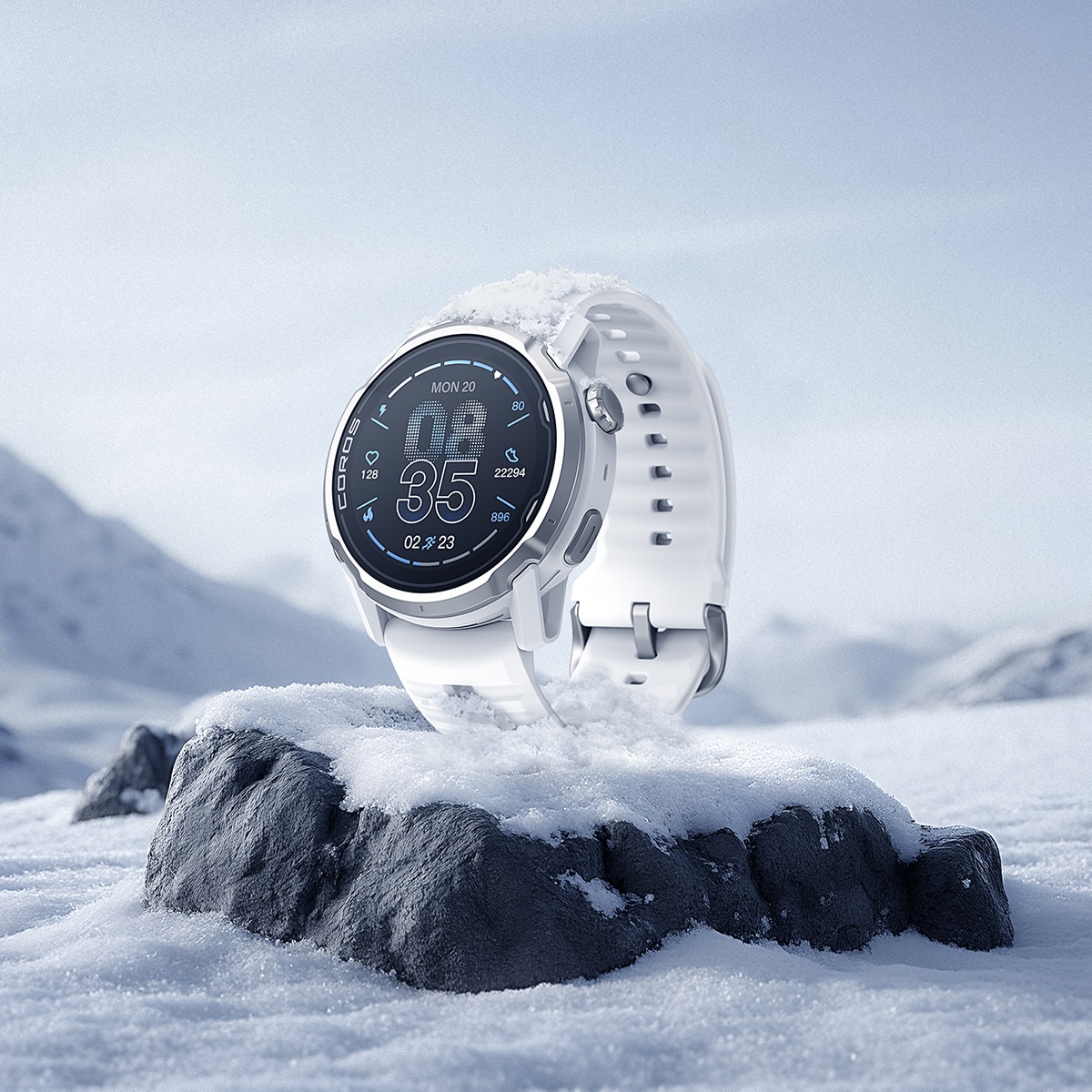 Relógio GPS Apex 4 - 46 mm Branco-5