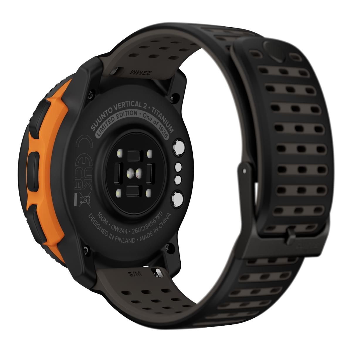 Relógio GPS Unisex Vertical 2 90 Years Limited Edition Suunto Preto / Amarelo-13