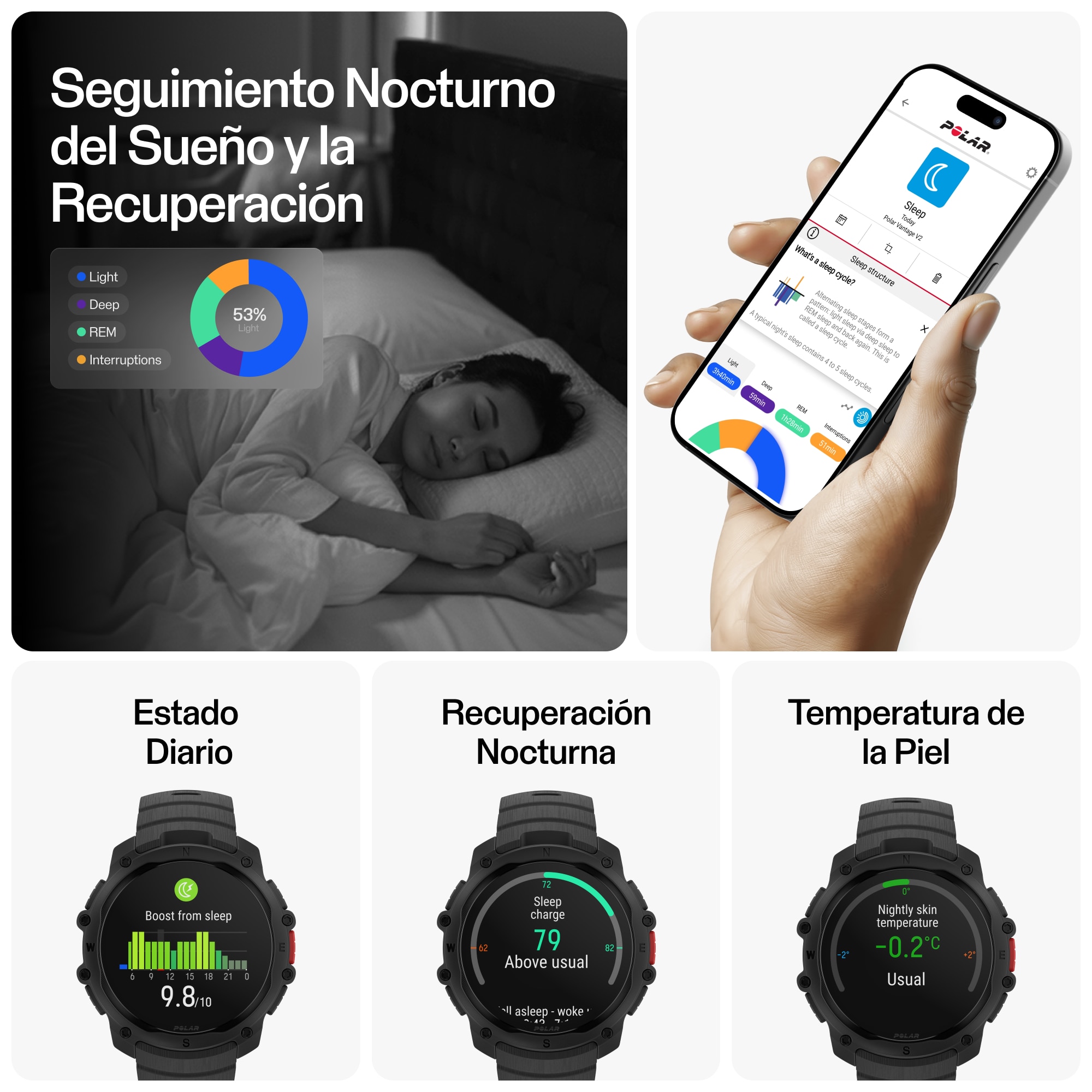 Reloj Deportivo Street X Polar - Negro Negro-7