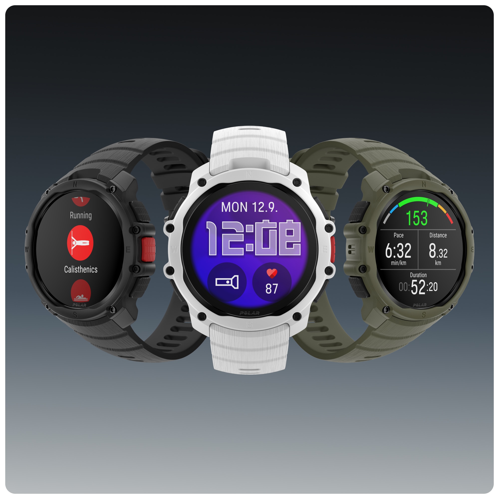 Reloj Deportivo Street X Polar - Negro Negro-10