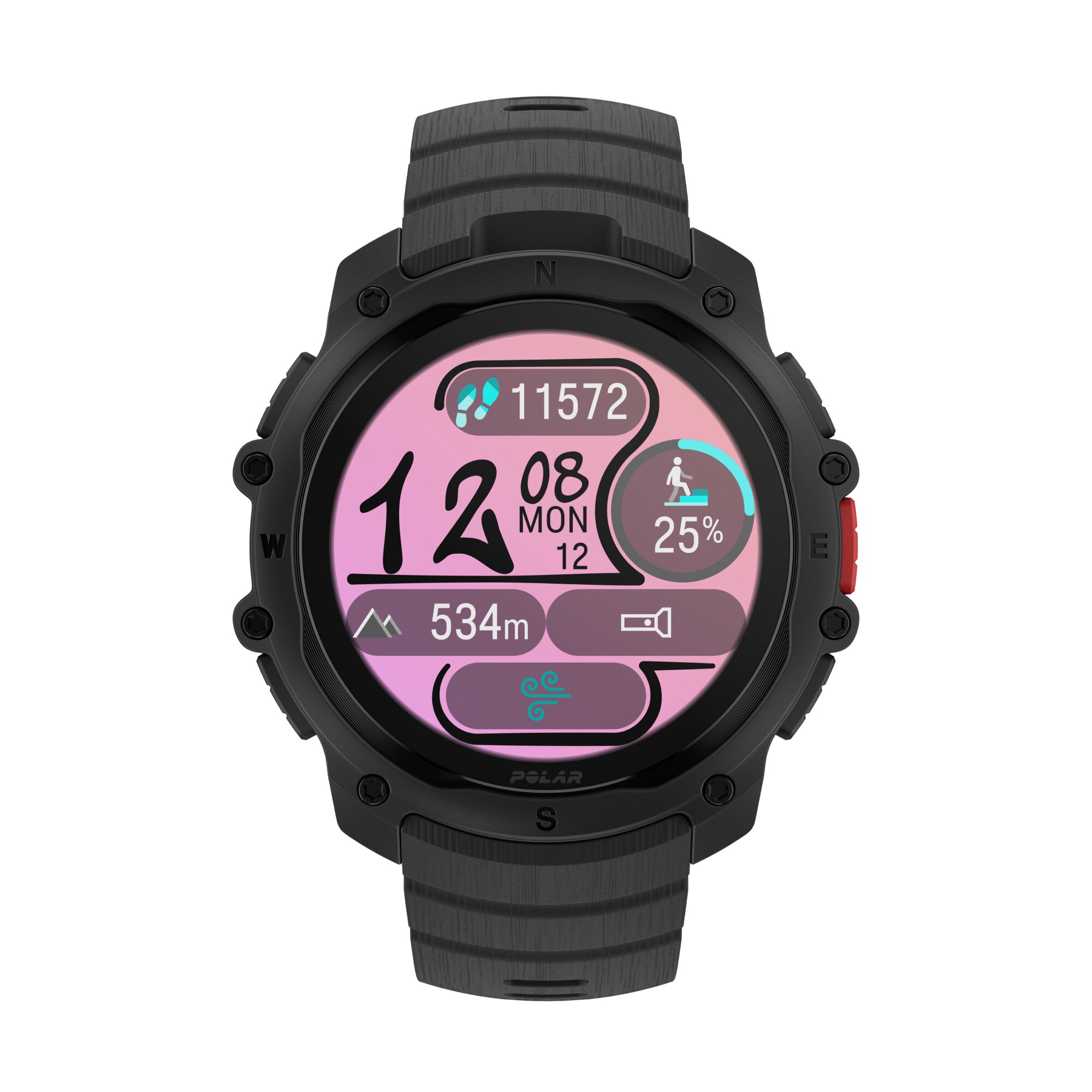 Reloj Deportivo Street X Polar - Negro Negro-19