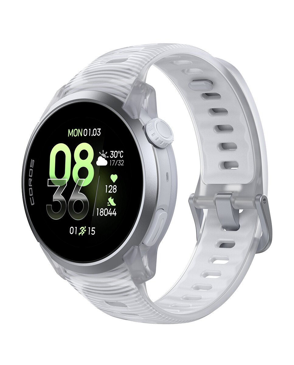 Relógio Gps Pace 4 Cloud White Coros Alumínio-4
