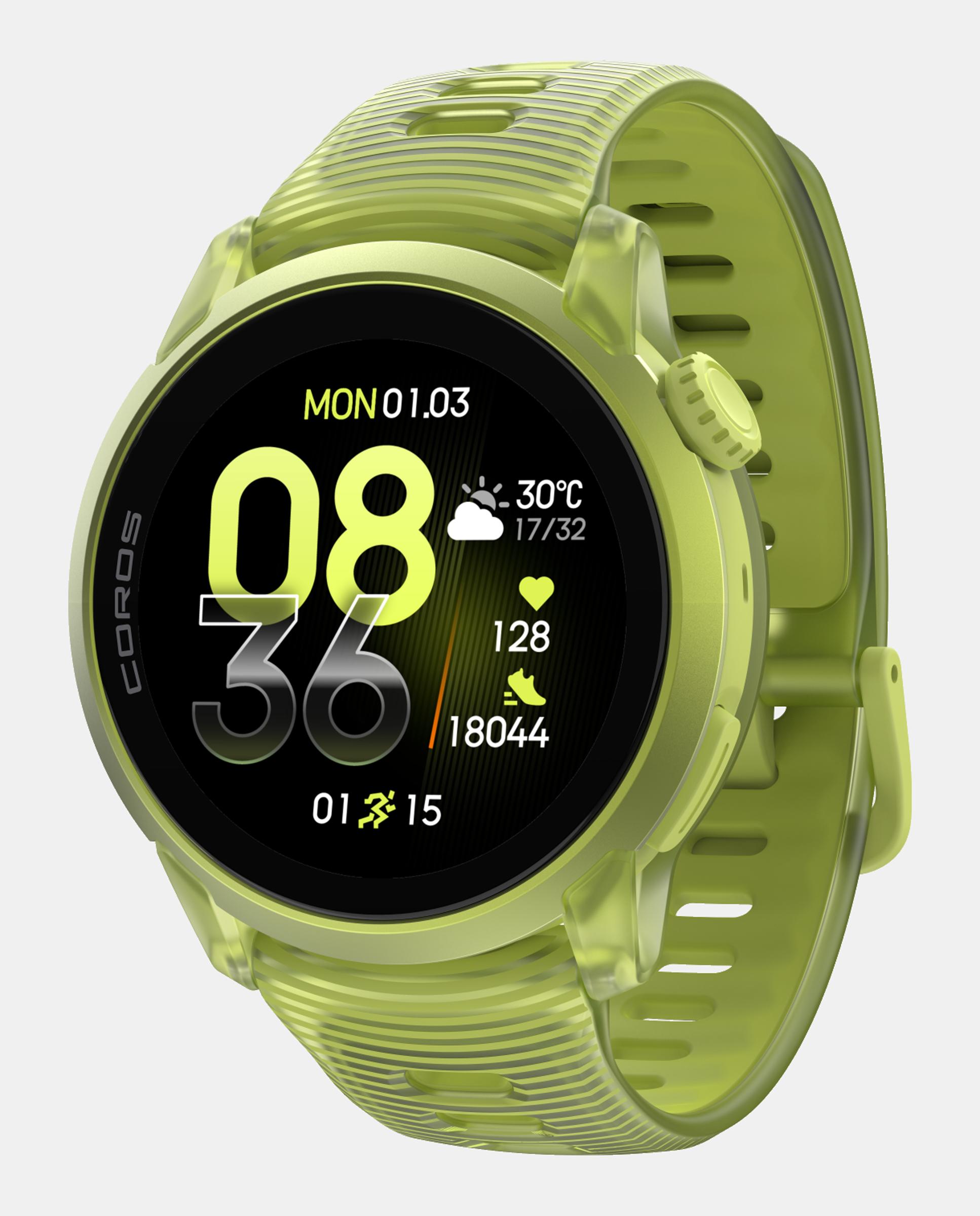 Imagen 1 de Reloj Gps Pace 4 Aluminium Yellow Crystal Coros - Amarillo Amarillo