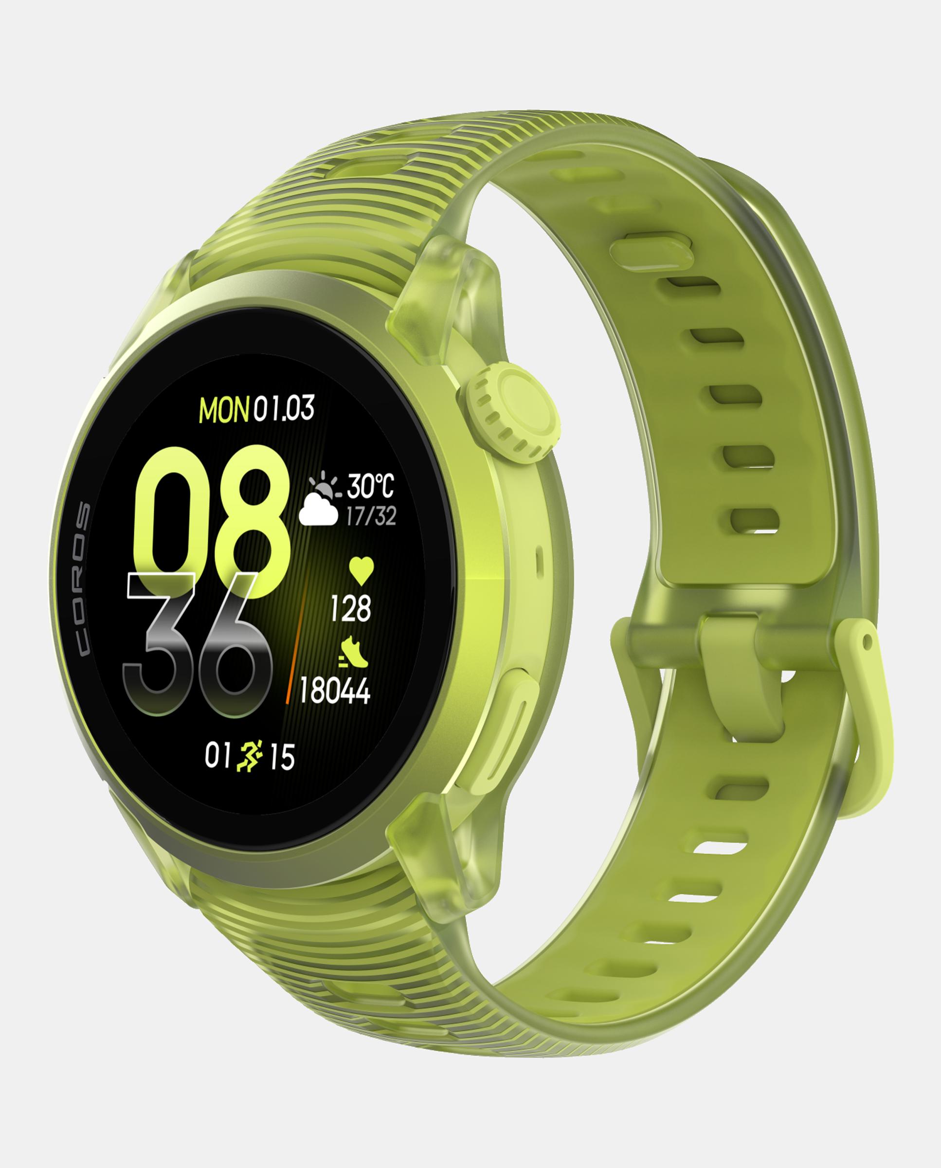 Imagen 2 de Reloj Gps Pace 4 Aluminium Yellow Crystal Coros - Amarillo Amarillo