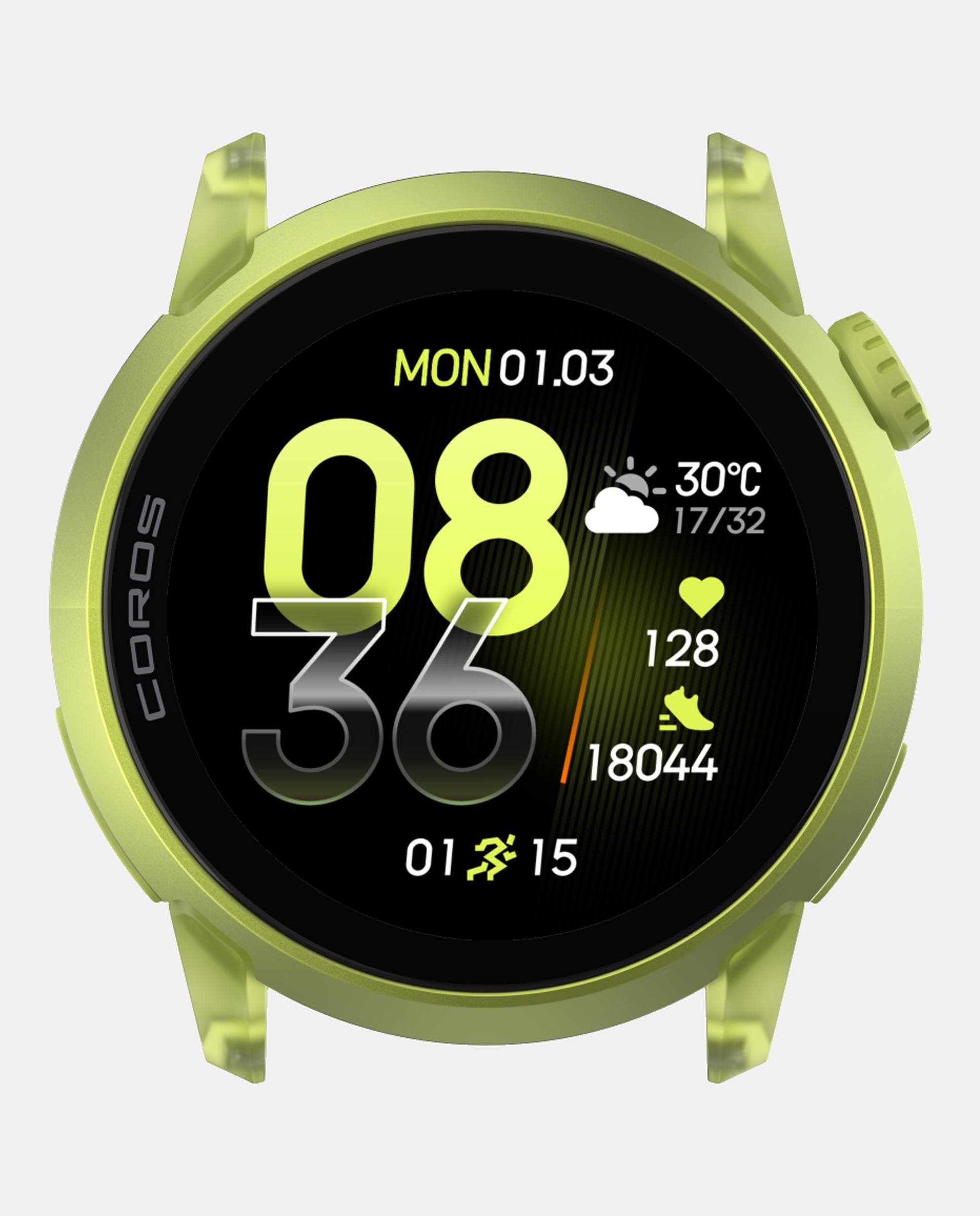 Imagen 8 de Reloj Gps Pace 4 Aluminium Yellow Crystal Coros - Amarillo Amarillo