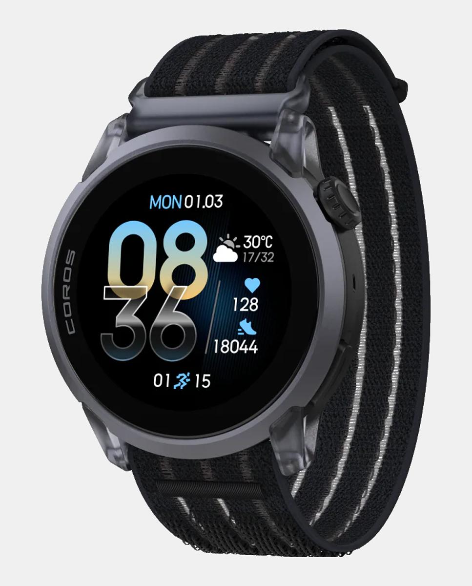 Imagem 0 de Relógio GPS Pace 4 Nylon Crystal  Black Coros