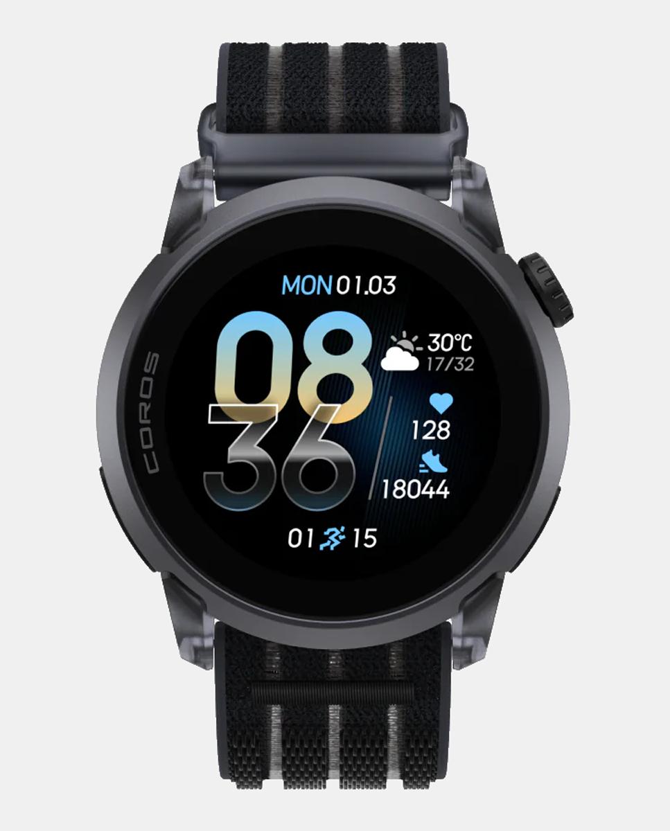 Relógio GPS Pace 4 Nylon Crystal  Black Coros Preto-6