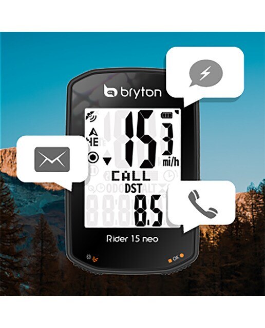 Ciclocomputador GPS Rider 15 Neo C Bryton Preto-2