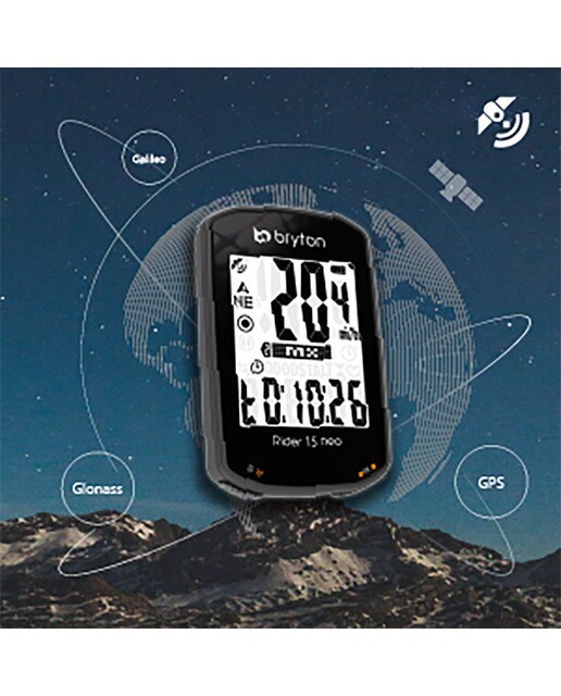 Ciclocomputador GPS Rider 15 Neo C Bryton Preto-4