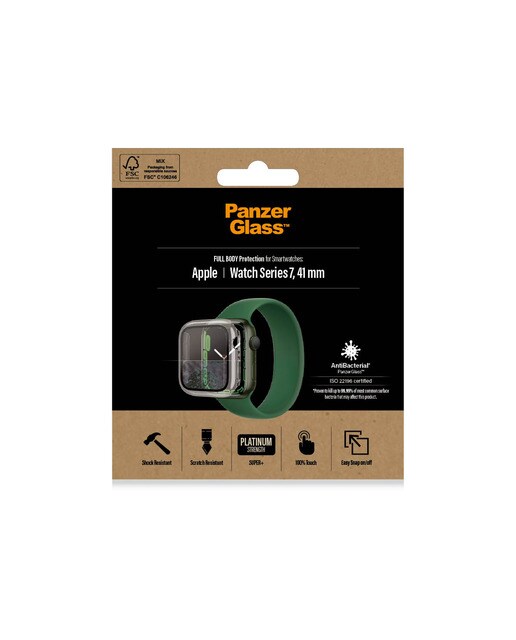 Protetor de Vidro Temperado Full Body para Apple Watch 7 - 41 mm Transparente-3