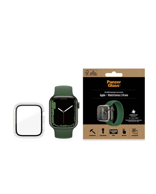 Protetor de Vidro Temperado Full Body para Apple Watch 7 - 41 mm Transparente-4