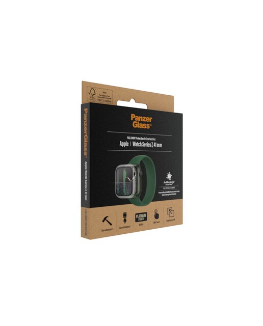Protetor de Vidro Temperado Full Body para Apple Watch 7 - 41 mm Transparente-5