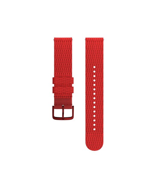 Correia de Relógio em Tecido TIDE 20 mm Polar Vermelho-1