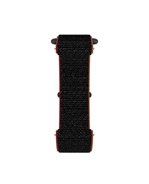 Correia de Relógio de Nylon 20 mm Polar Preto / Vermelho-2
