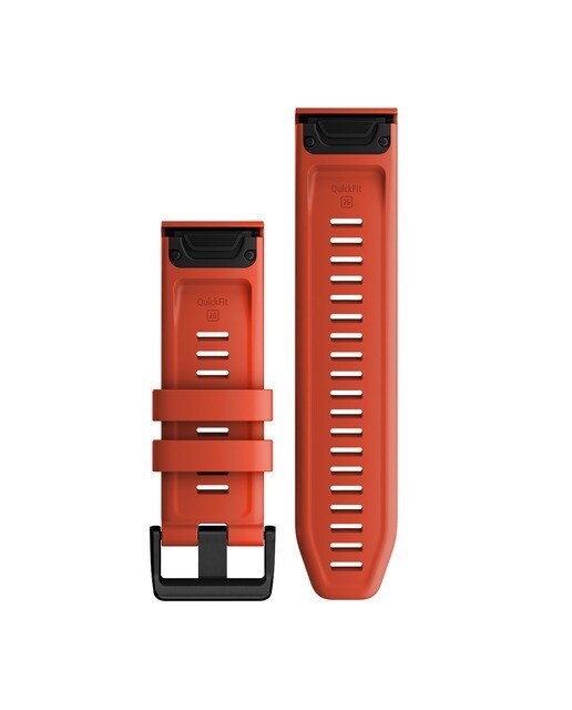 Correia de Relógio QuickFit Silicone - 26mm Vermelho-2